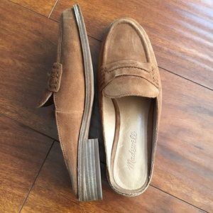 Madewell Elinor Suede Loafer Mule